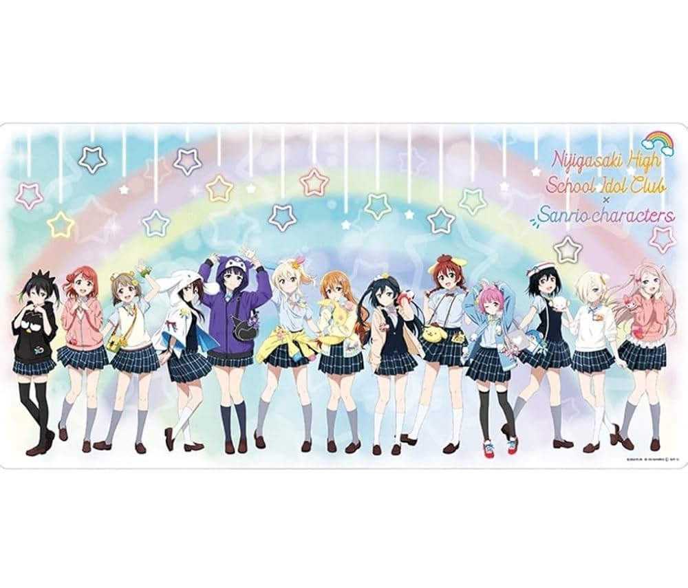 Amazon.co.jp: 虹ヶ咲学園 ニジガク サン リオ ラバーマット